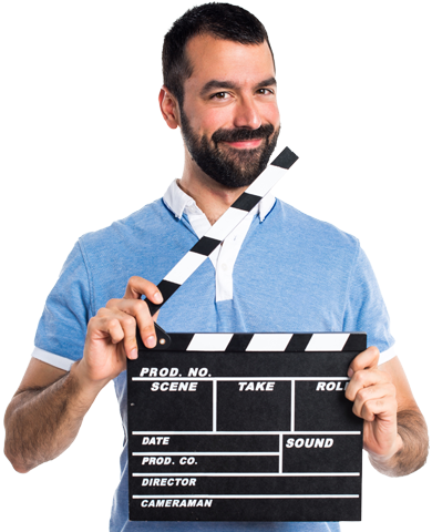 Person with camera