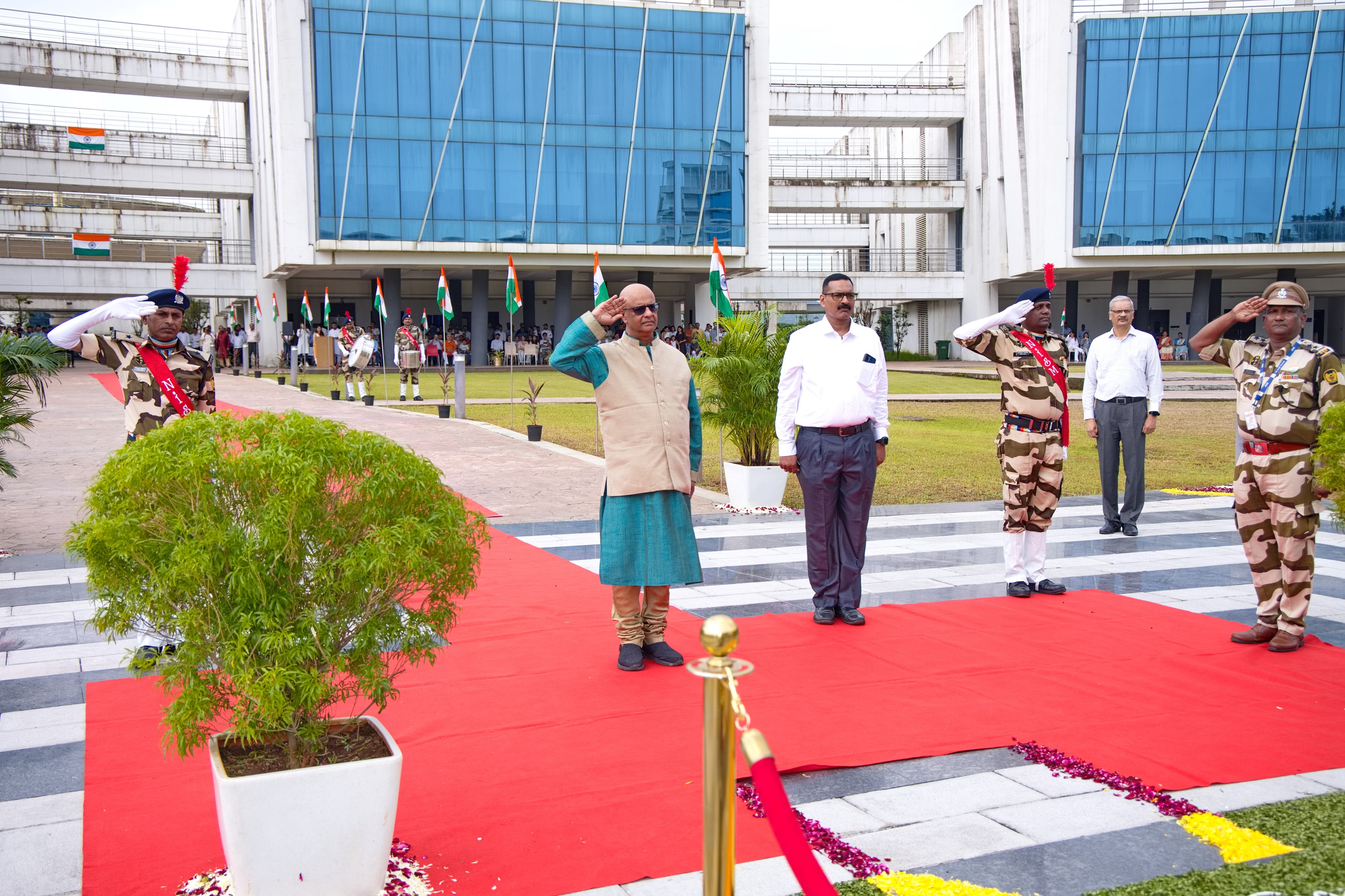 Independence Day Celebration at NISM Campus