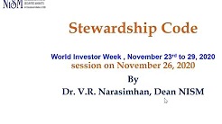 Session on Stewardship code