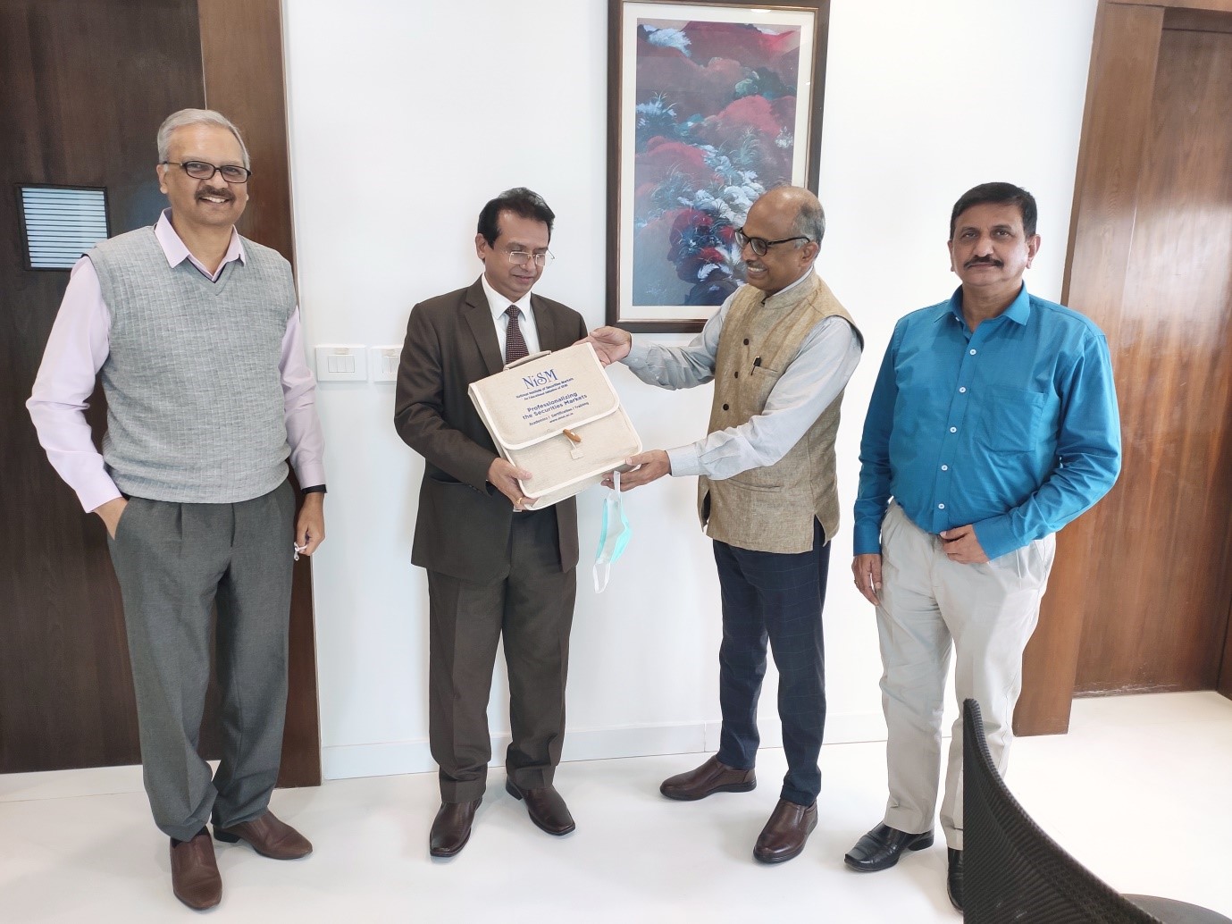 Visit of Vice-Chancellor, MNLU, Mumbai I January 14, 2022