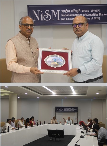 Visit of Shri Sundeep Kumar Nayak, Director General, National Productivity Council to NISM