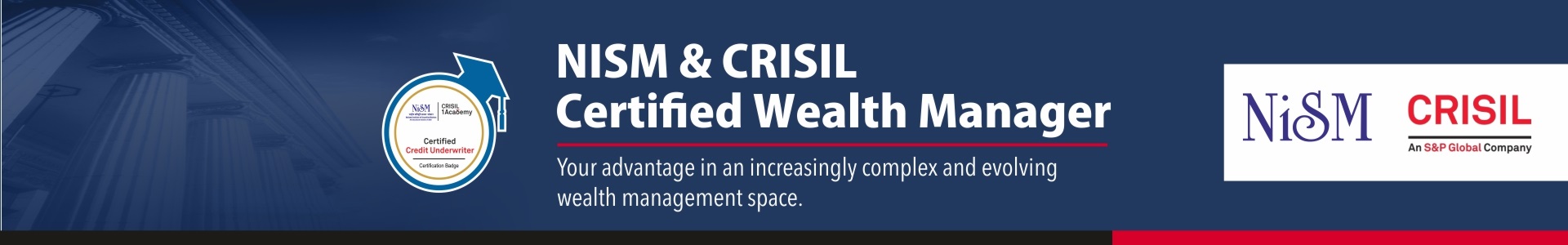 NCCWM Certified CRISIL Wealth Management Course in India by NISM NCCWM Certified CRISIL Wealth Management Course in India by NISM
