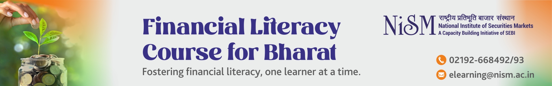 Financial literacy Course for Bharat National Institute of Securities Financial literacy Course for Bharat National Institute of Securities