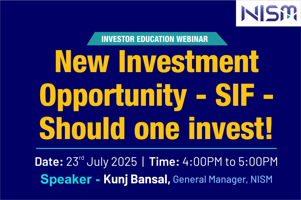 New Investment Opportunity – SIF – Should one invest!