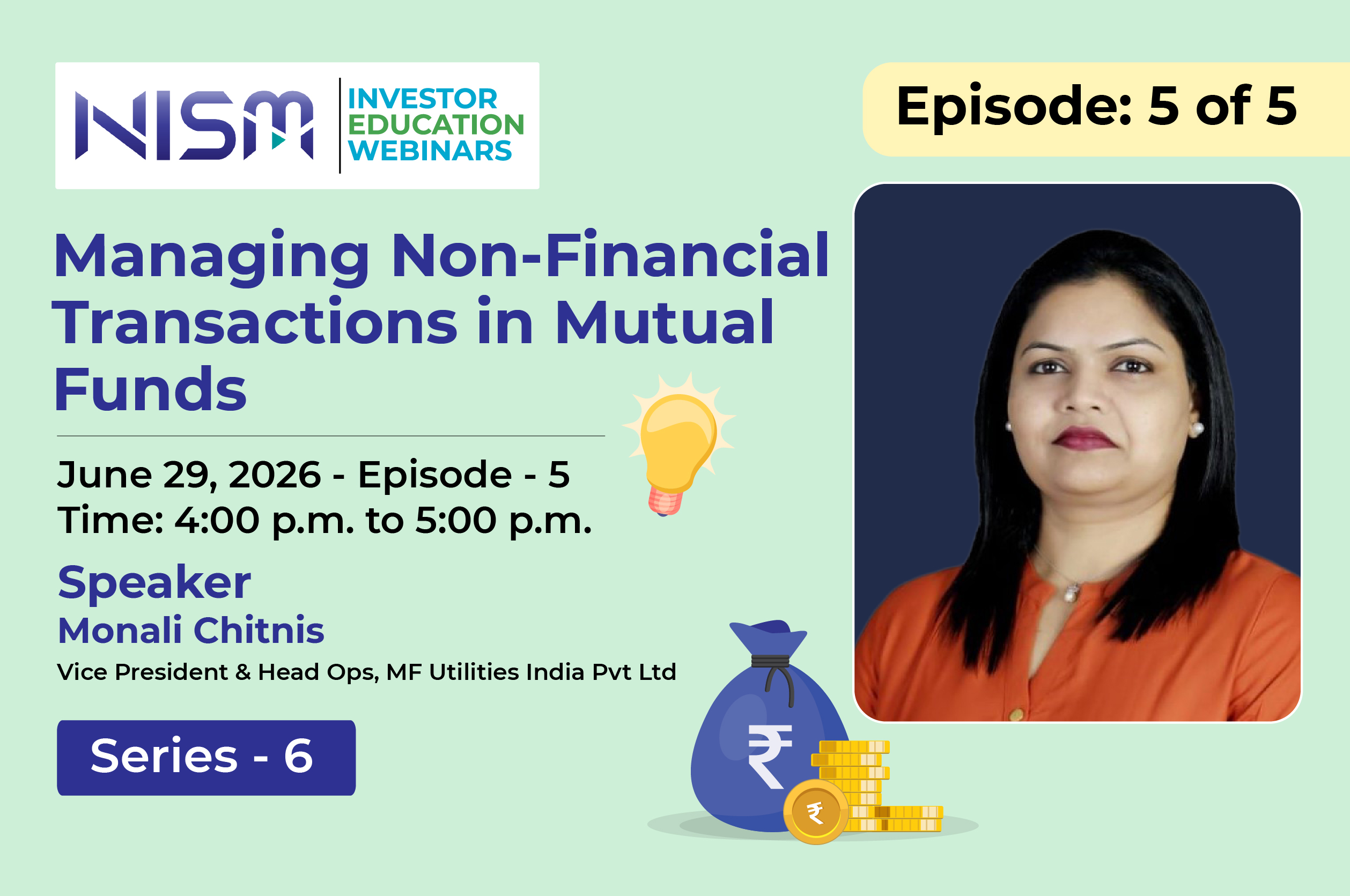 Managing Non-Financial Transactions in Mutual Funds