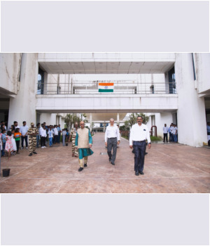 Independence Day Celebration at NISM Campus